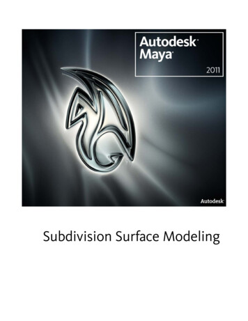 Subdivision Surface Modeling - Autodesk