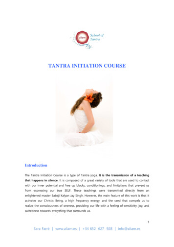 Tantra Initiation Course PDF - ALIAM