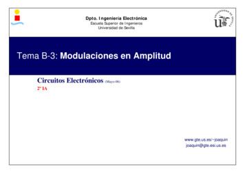 Tema B-3: Modulaciones En Amplitud - Us