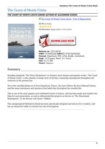 The Count Of Monte Cristo EBook (63.71 MB) - Booksmatter