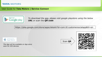 Service Connect URL Or Scan The QR Code - Tata Motors
