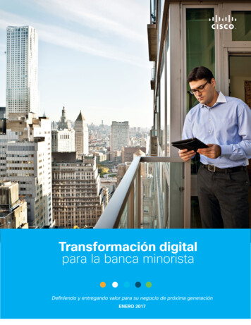 Transformacion Digital Banca Minorista - Cisco