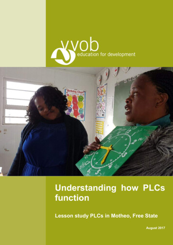 Understanding How PLCs Function - VVOB In South Africa