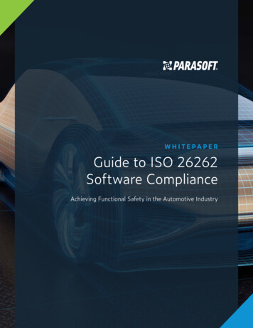 WHITEPAPER Guide To ISO 26262 Software Compliance - Parasoft