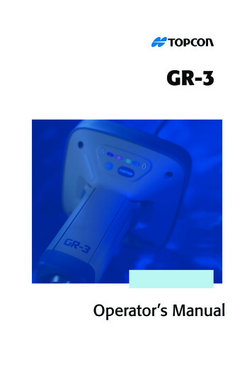 GR-3 Operator's Manual