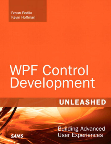 WPF Control Development Unleashed - Pearsoncmg 