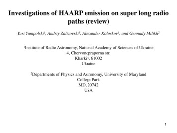 Investigations Of HAARP Emission On Super Long Radio Paths (review)