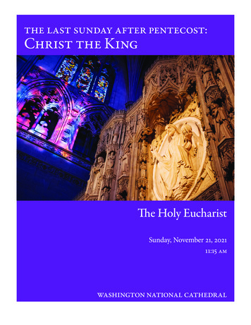The Last Sunday After Pentecost: Christ The King