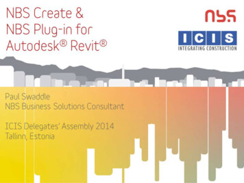 NBS Plug-in For Autodesk Revit - May 2014 - I.C.I.S
