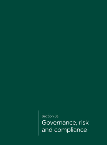 Section 03 Governance, Risk And Compliance - Ma'aden