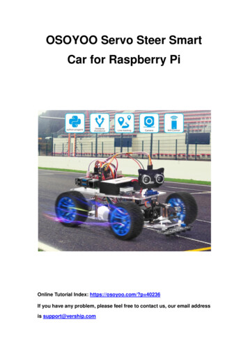 OSOYOO Servo Steer Smart Car For Raspberry Pi