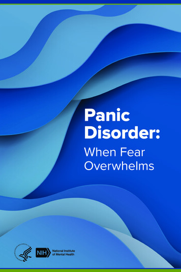 Panic Disorder: When Fear Overwhelms - National Institute Of Mental Health