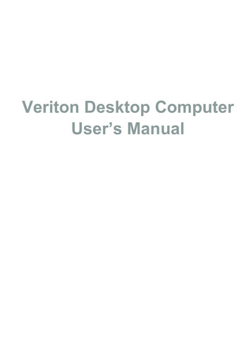 Veriton Desktop Computer User's Manual - CNET Content
