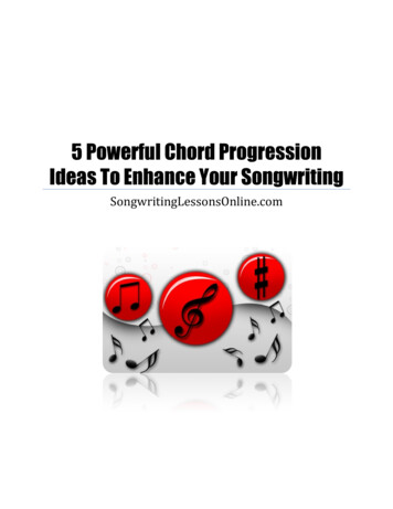 5 Powerful Chord Progression Ideas To Enhance Your Songwriting