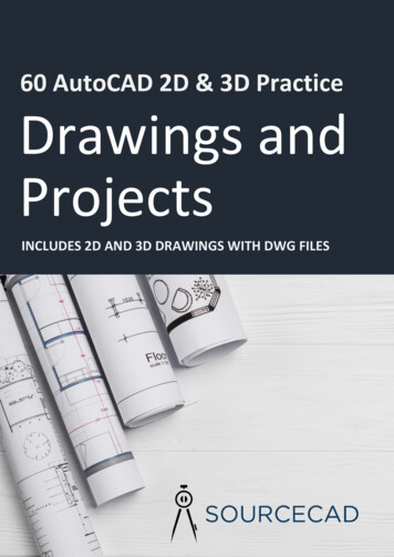 60 AutoCAD 2D & 3D Practice Drawings And Projects - Fábrica Do Projeto