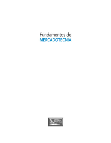 Fundamentos De Mercadotecnia - Editorial Patria