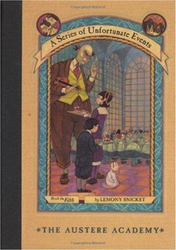A Series Of Unfortunate Events 5 - The Austere Academy - Internet Archive