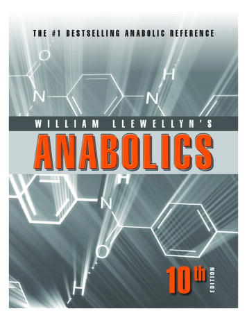 William Llewellyn's ANABOLICS