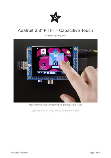Adafruit 2.8 PiTFT - Capacitive Touch - Adafruit Industries