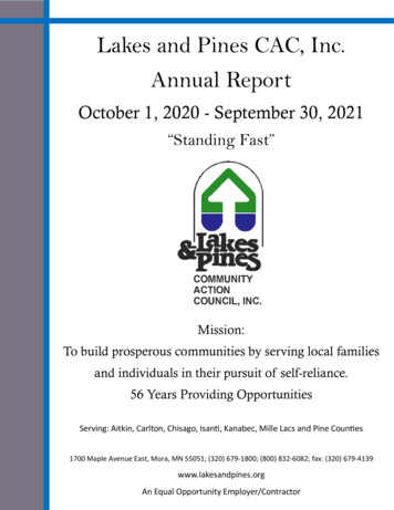 Lakes And Pines CAC, Inc. Annual Report