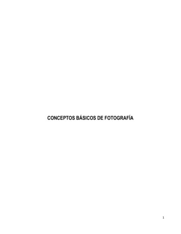 Conceptos Básicos De Fotografía - Unr