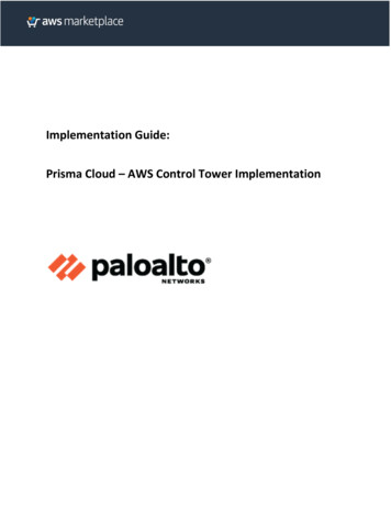 Implementation Guide: Prisma Cloud - AWS Control Tower Implementation