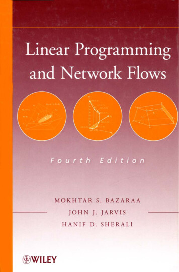 Linear Programming And Network Flows, 3rd - Yazd