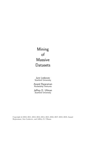 Mining Of Massive Datasets