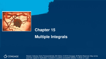 Chapter 15 Multiple Integrals - University Of Cincinnati