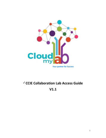 CCIE Collaboration Lab Access Guide V1