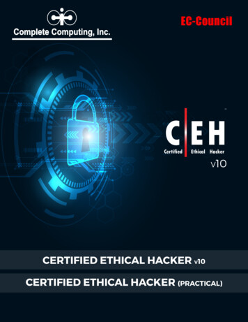 CERTIFIED ETHICAL HACKER - Complete Computing