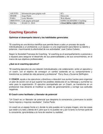 Coaching Ejecutivo - International Coaching Leadership