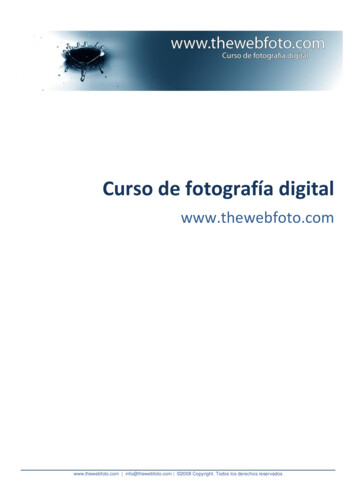 Curso De Fotografía Digital - Universidad Veracruzana