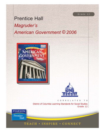 Magruder's American Government 2006 - Pearson Education