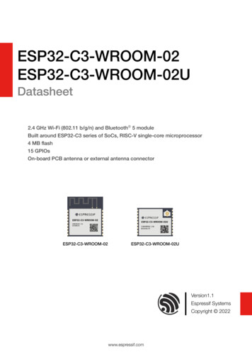 ESP32 C3 WROOM 02 ESP32 C3 WROOM 02U - Espressif