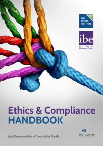 Ethics & Compliance HANDBOOK - TEI