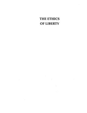 Ethics Of Liberty By Murray N. Rothbard - Altervista