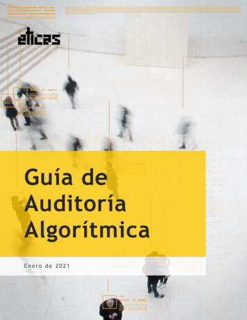 Guía De Auditoría Algorítmica - Eticas Research & Consulting