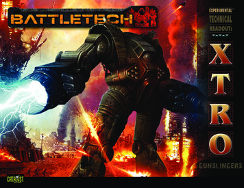 BattleTech Experimental Technical Readout: Gunslingers