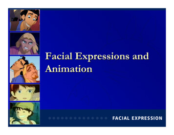 Facial Expressions And Animation - University Of California, Berkeley