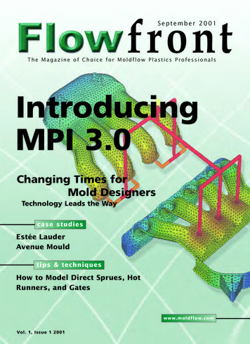 The Magazine Of Choice For Moldflow Plastics Professionals Introducing .