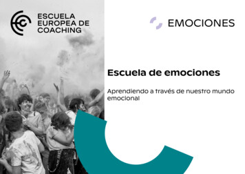Escuela De Emociones - Escuela Europea De Coaching