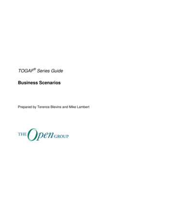 TOGAF Business Scenarios Guide - Governance Foundation