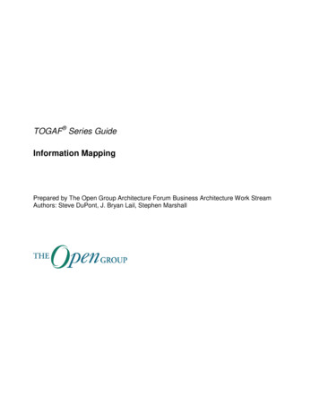 TOGAF Series Guide: Information Mapping