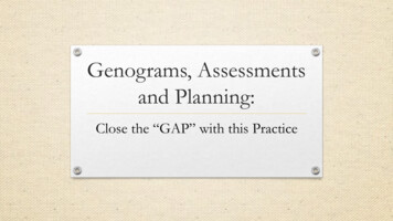Genograms, Assessments And Planning - University Of South Florida