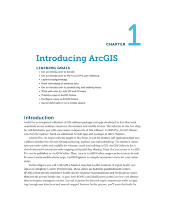 GIS Tutorial For ArcGIS Pro 2.8, Sample Chapter - Esri