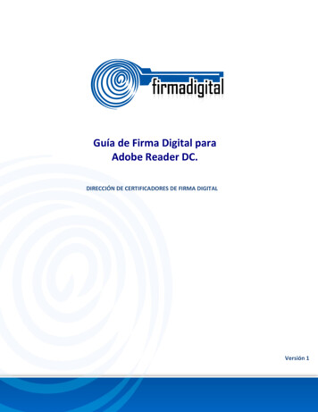 Guía De Firma Digital Para Adobe Reader DC. - Pgrweb.go.cr