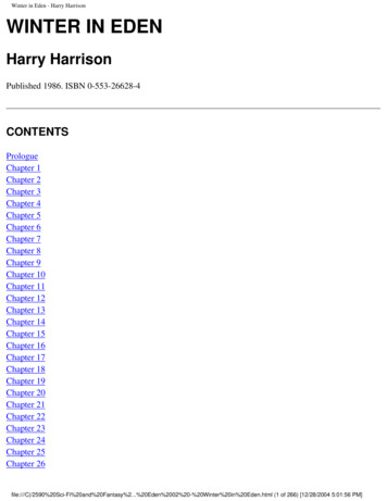 Winter In Eden - Harry Harrison - Emperybooks