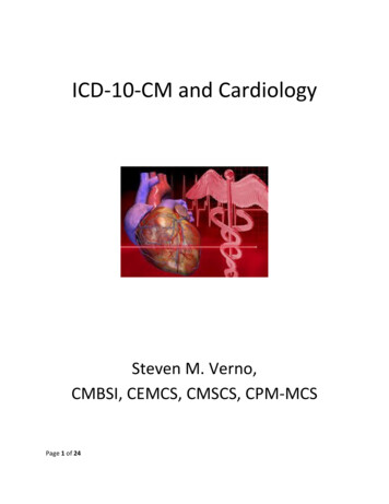 ICD-10 And Cardiology - Billing - Coding