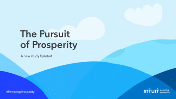 The Pursuit Of Prosperity - Intuit